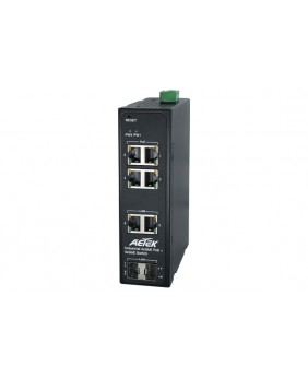 Industrial 4-Port 30W PoE + 2-Port SFP + 2-Port RJ45 Gigabit Switch