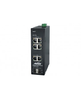 Industrial 4-Port 90W bt PoE + 2-Port SFP + 2-Port RJ45 Gigabit Switch