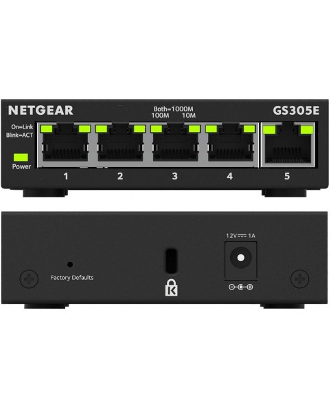 Netgear 5 Port Smart Managed Plus Gigabit Ethernet Switch