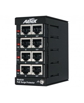 4-CH Modulalize PoE Surge protector