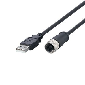Rajant ES1 USB Type A to M8 Cable With Zeroize Switch